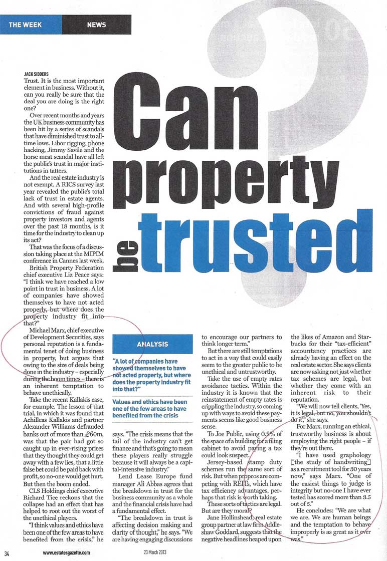 Can property be trusted?